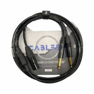 XLRM a doble Plug TS 6.3